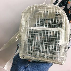 UO bag see through backpack